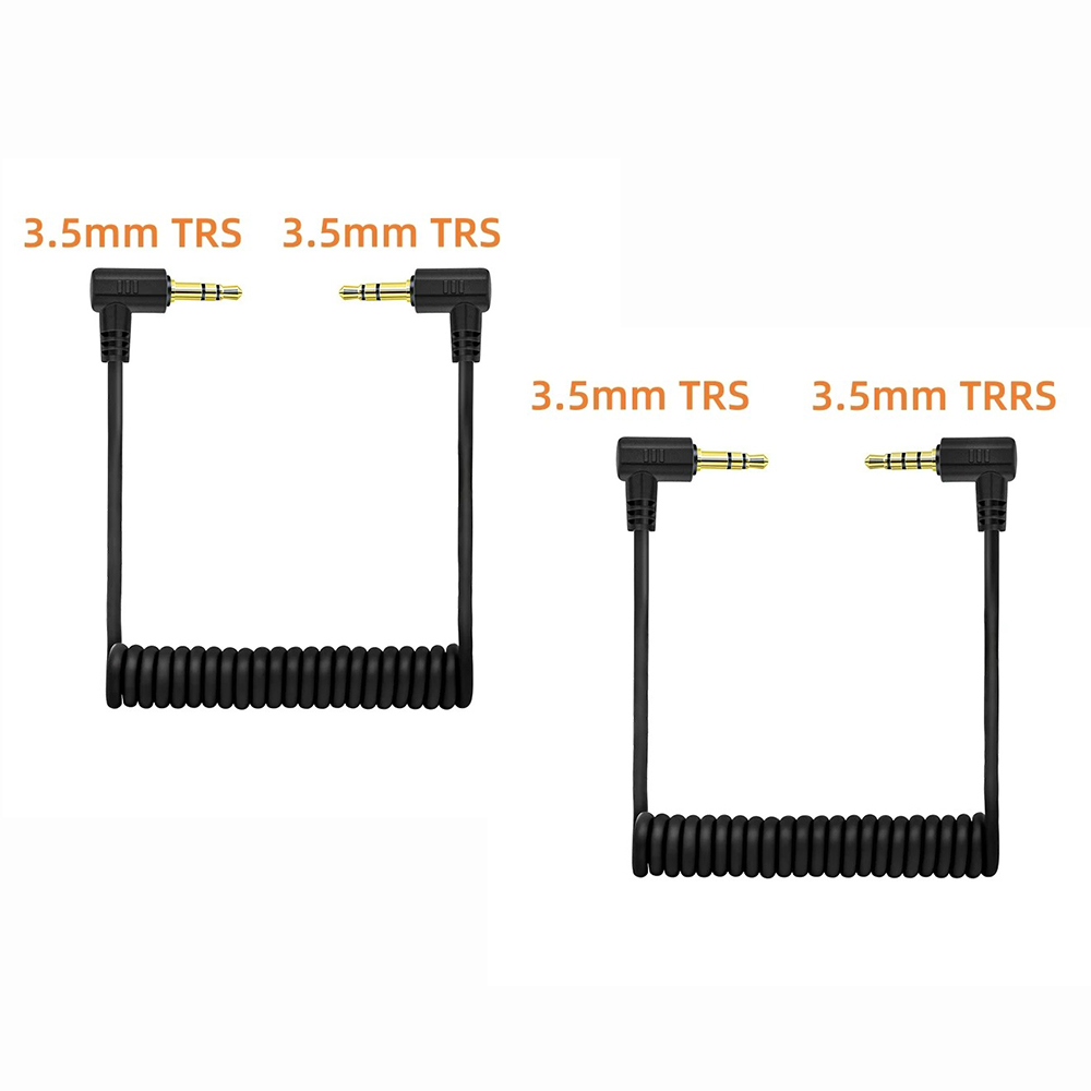 Trs Cable - 90 Degree 3.5mm 1/8 TRS to