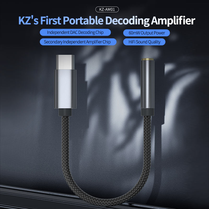 KZ AM01 Type-C to 3.5mm Audio  - огляд і ціна Audio Dac