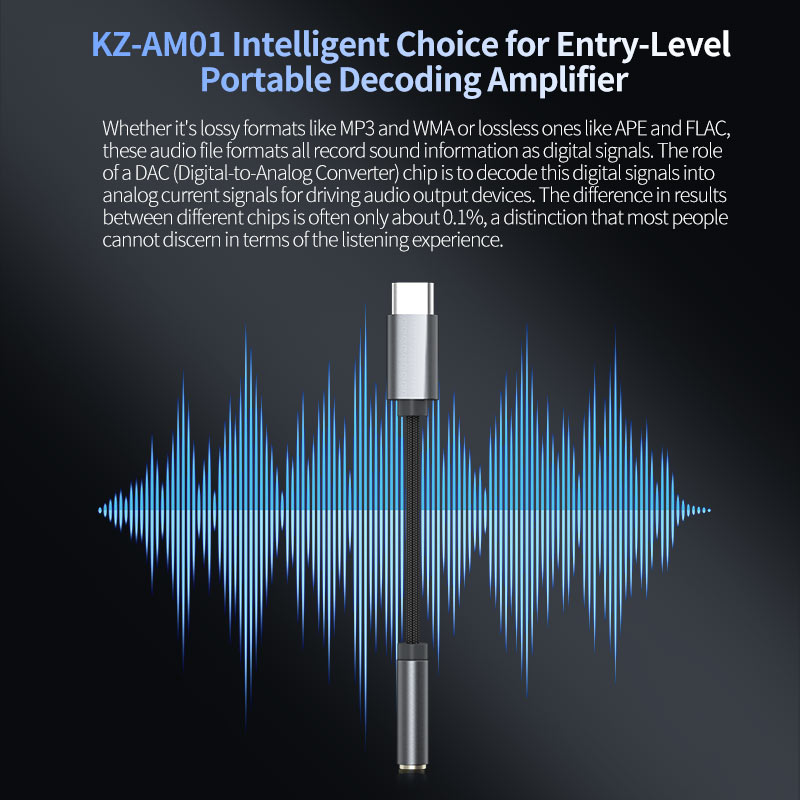 KZ AM01 Type-C to 3.5mm Audio  - огляд і ціна Audio Dac