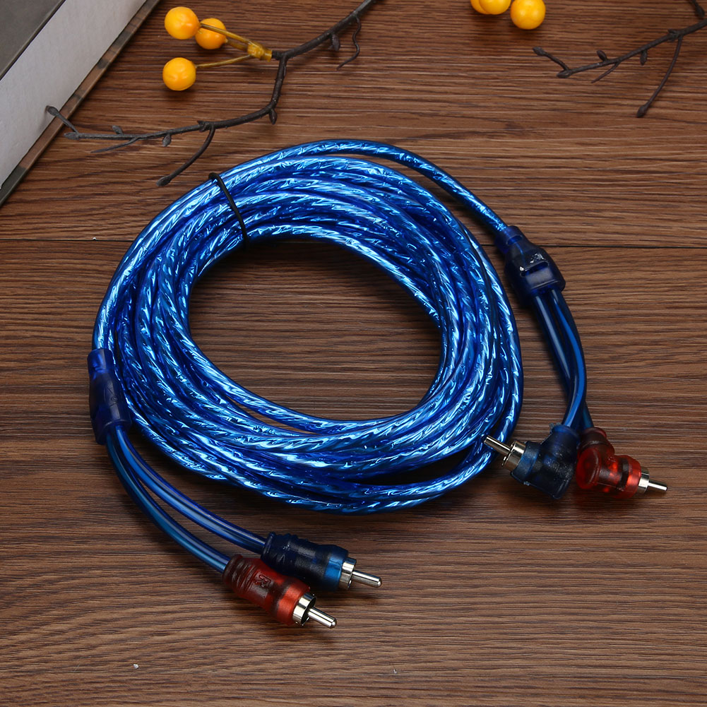 Car Styling 5m RCA Interconnec - огляд і ціна Audio Jumper Wire