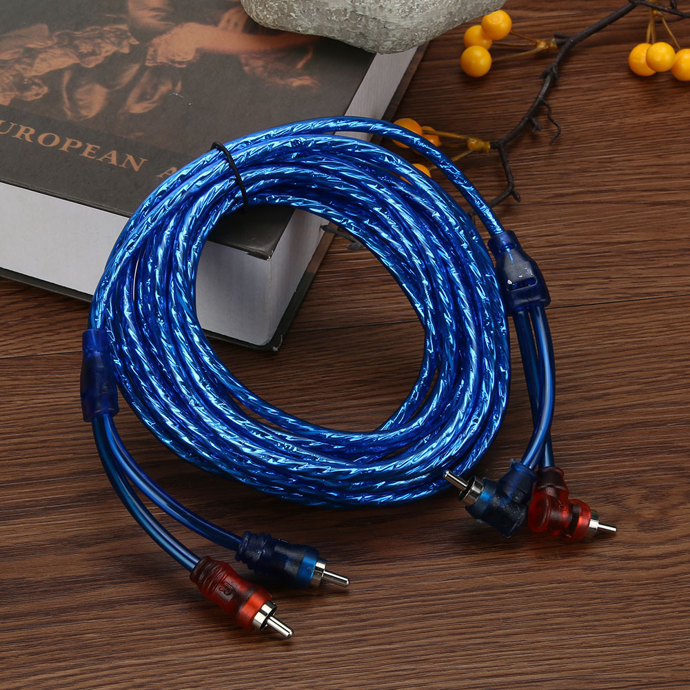 Car Styling 5m RCA Interconnec - огляд і ціна Audio Jumper Wire
