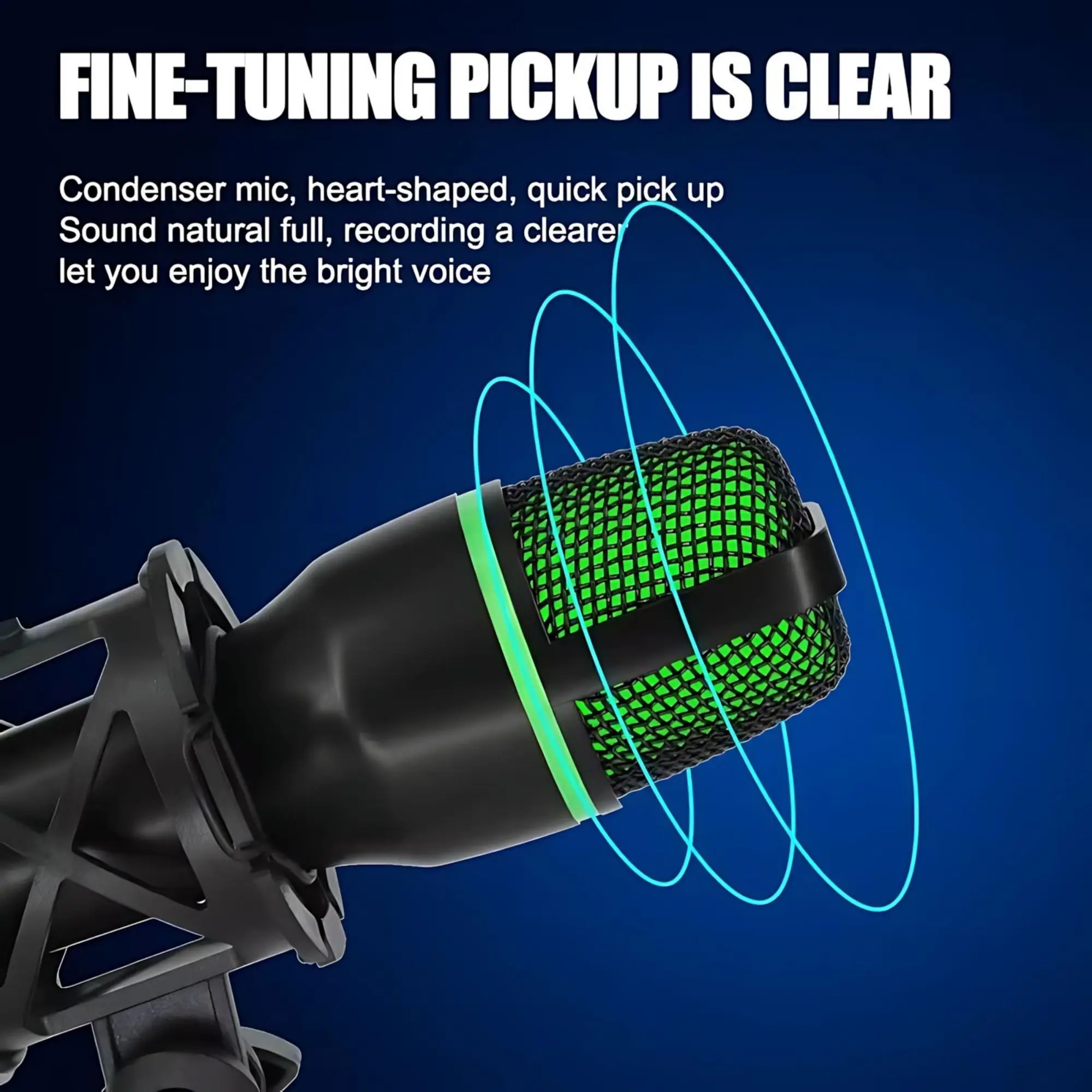 Professional USB Condenser Mic - огляд і ціна Condenser Microphone Kit
