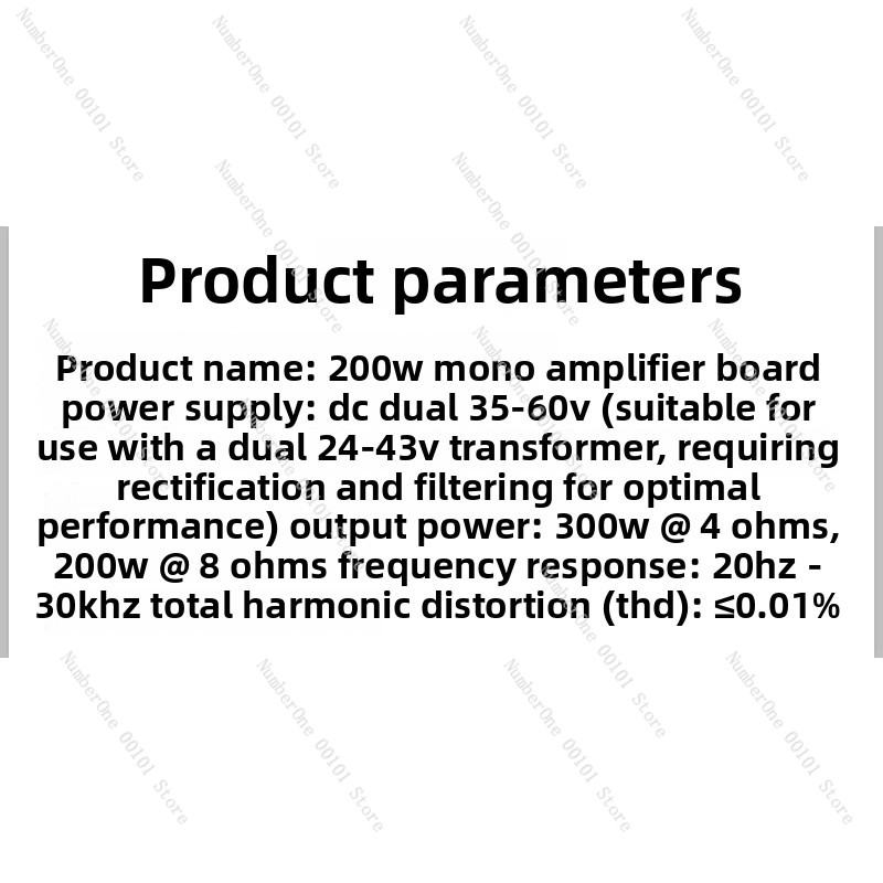 Upgraded 200W Mono HiFi Power  - огляд і ціна Audio Amplifier Board