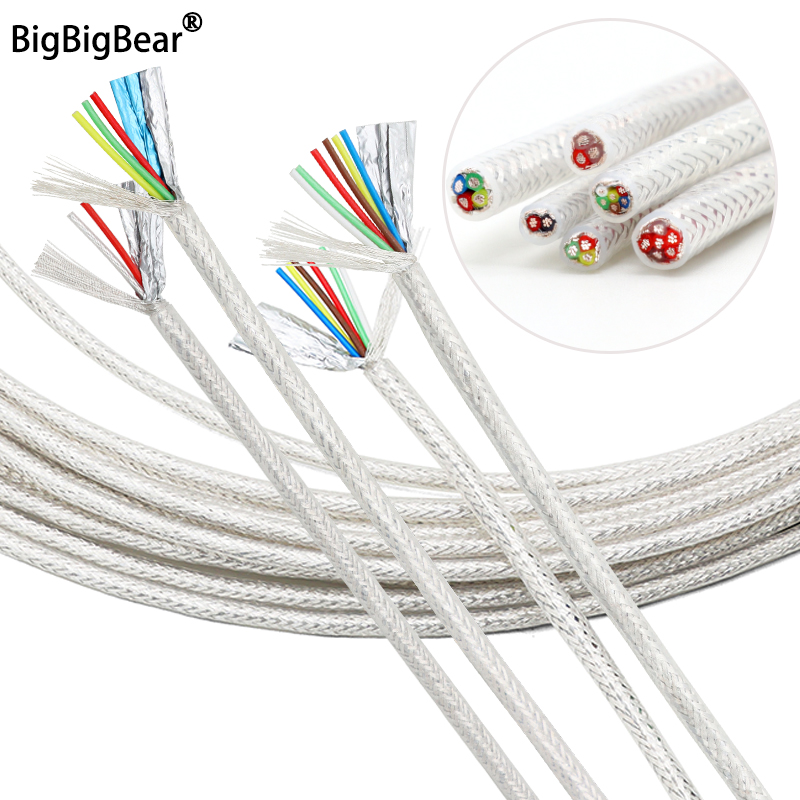 1/5/10m FEP Shielded Wires 2 3 - огляд і ціна Audio Jumper Wire
