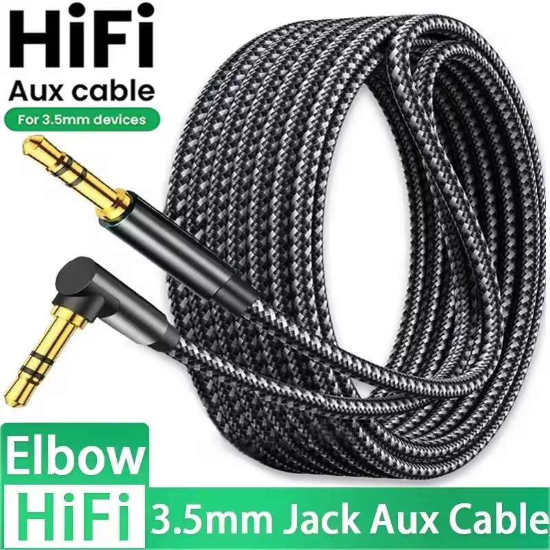 3.5mm Jack Audio Cable 90 Degr - огляд і ціна Audio Jumper Wire