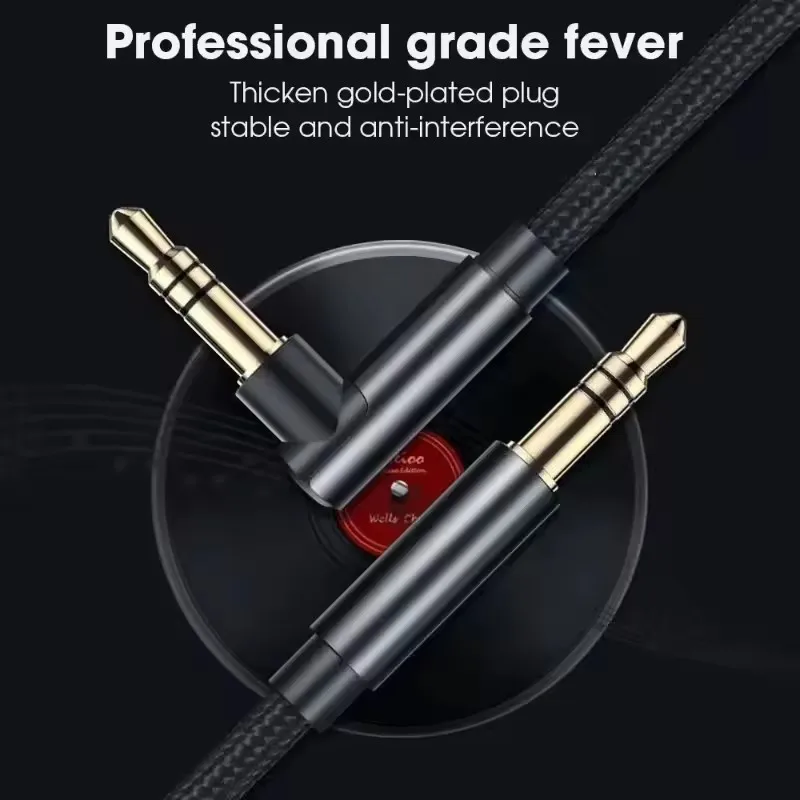 3.5mm Jack Audio Cable 90 Degr - огляд і ціна Audio Jumper Wire