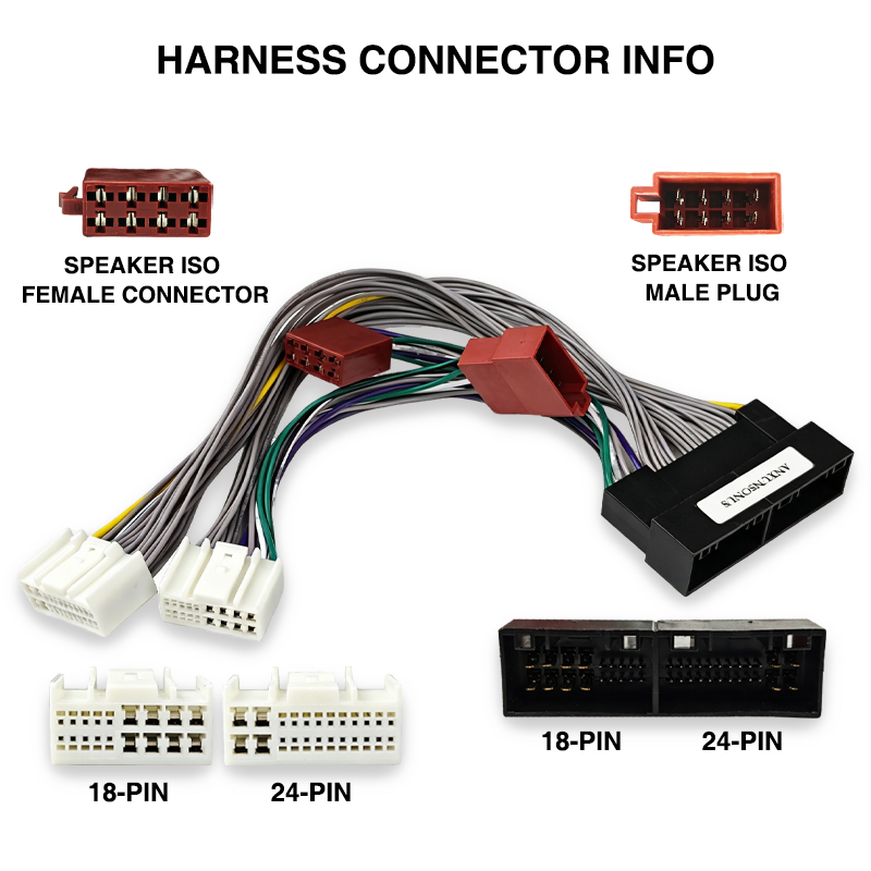 DSP Amplifier T-Harness Cable  - огляд і ціна Audio Jumper Wire