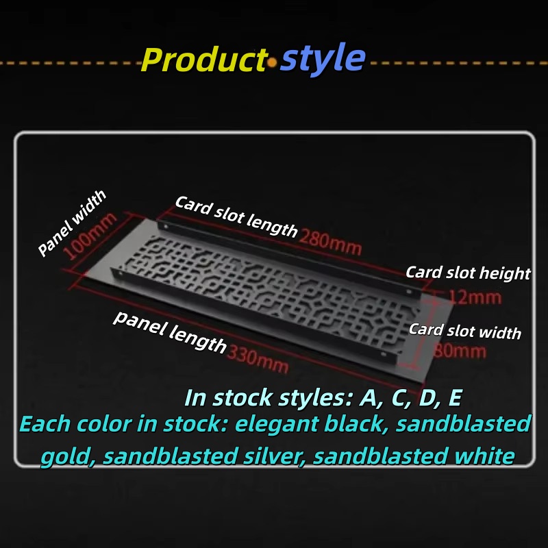 Premium Wide Square Rectangle  - огляд і ціна Ventilation Grille Aluminum