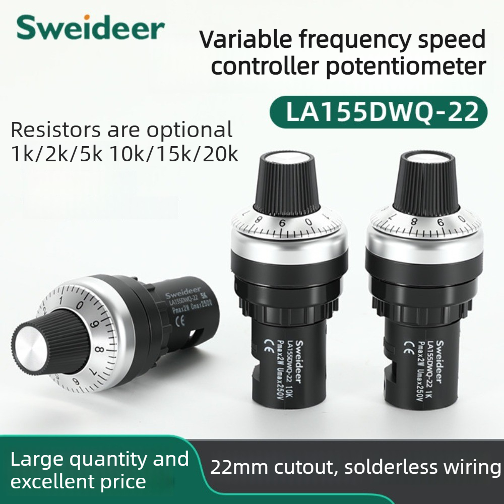 22mm Potentiometer Knob Switch - огляд і ціна Potentiometer 10K