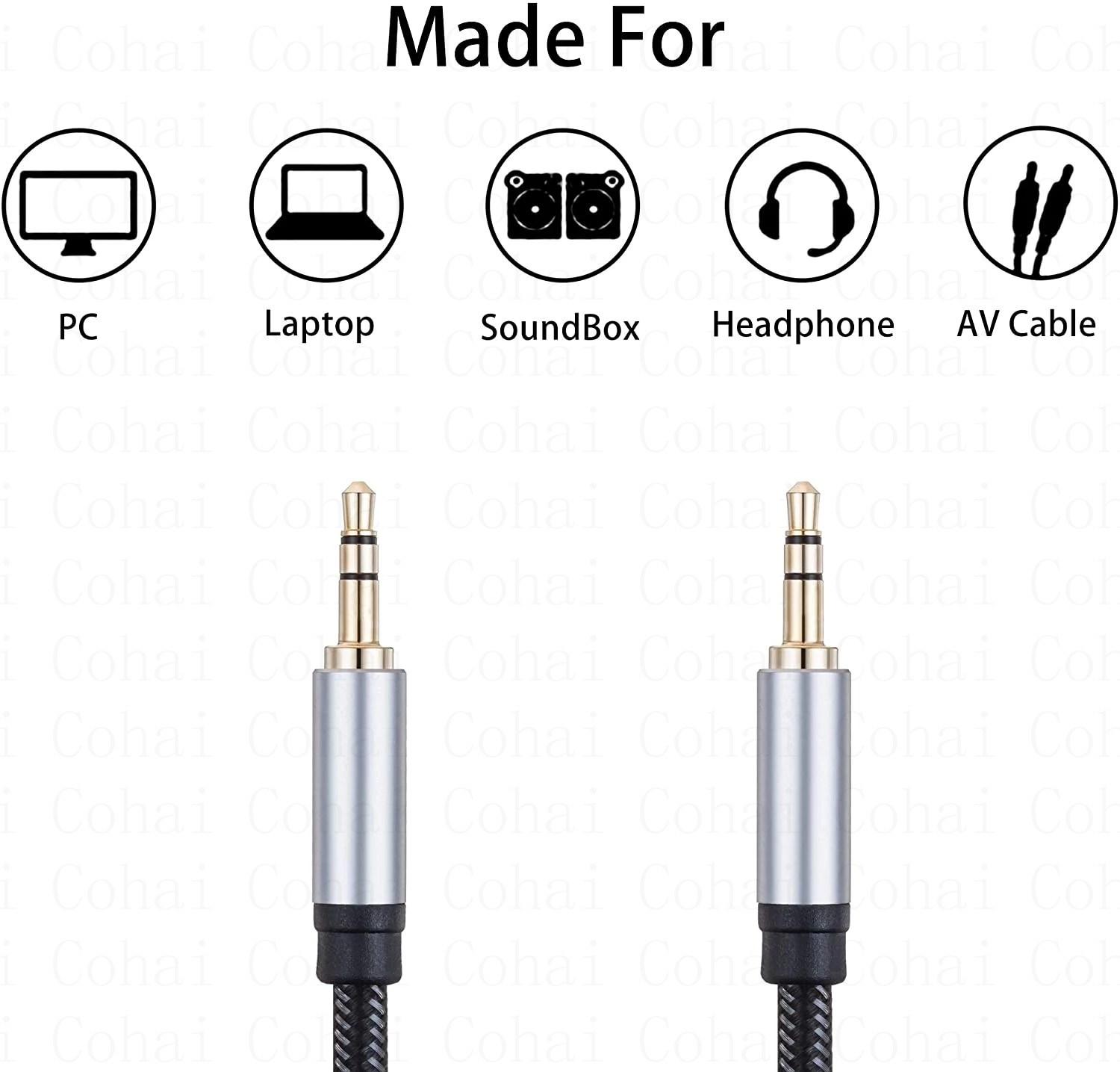 3.5mm Jack Audio Cable Jack 3. - огляд і ціна Audio Jumper Wire