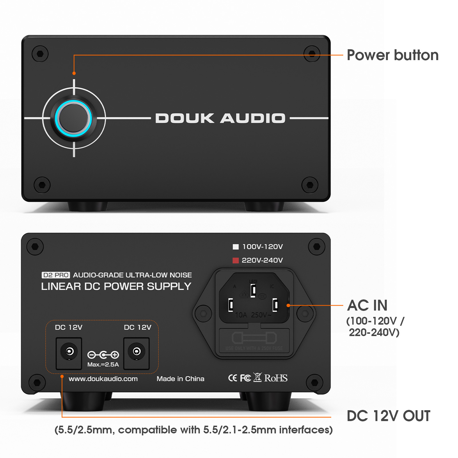 Douk Audio DC 12V 35W Regulate - огляд і ціна Audio Dac