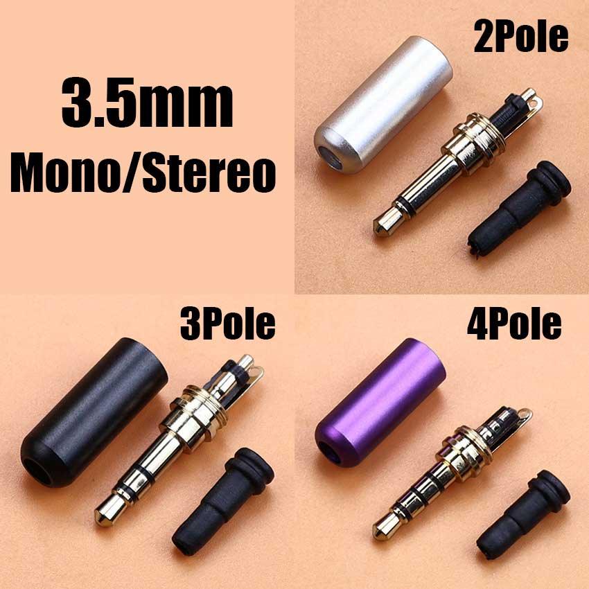1pcs 3.5mm Mono Stereo Headpho - огляд і ціна Audio Jumper Wire