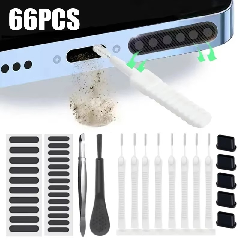 66pcs Phone Charging Port Clea - огляд і ціна Diy Headphone