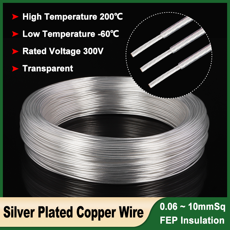 1~100m Clear Sq 0.06 ~ 10mm Si - огляд і ціна Audio Jumper Wire