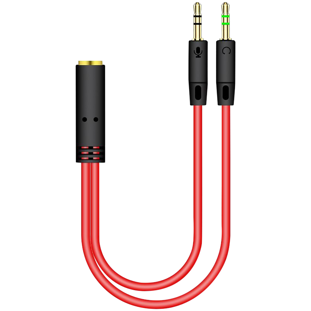 3.5mm Jack 2 Male To 1 Female  - огляд і ціна Audio Jumper Wire
