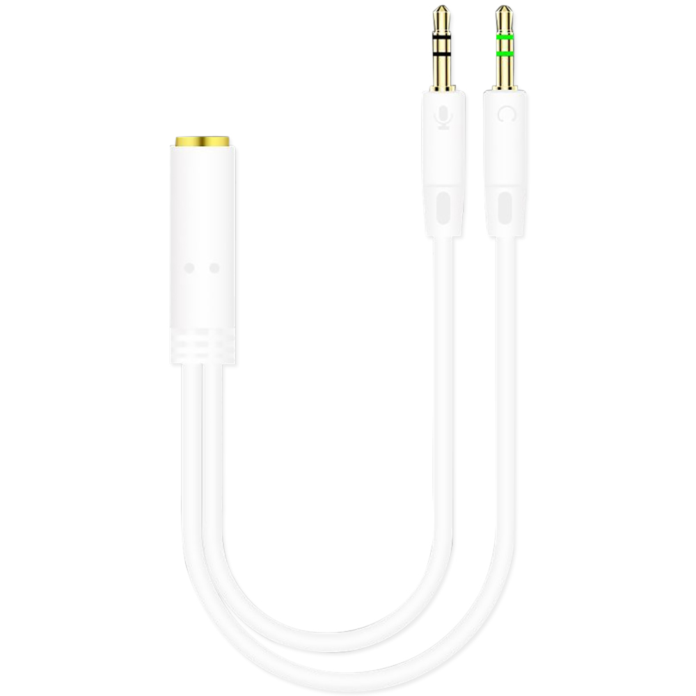 3.5mm Jack 2 Male To 1 Female  - огляд і ціна Audio Jumper Wire