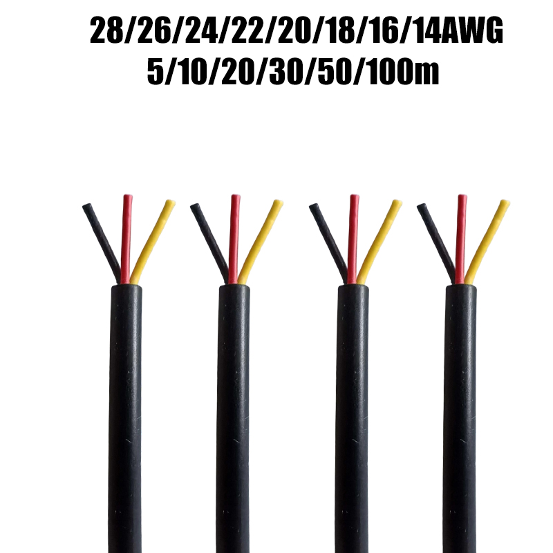 3 Core Sheathed Cable Electric - огляд і ціна Audio Jumper Wire