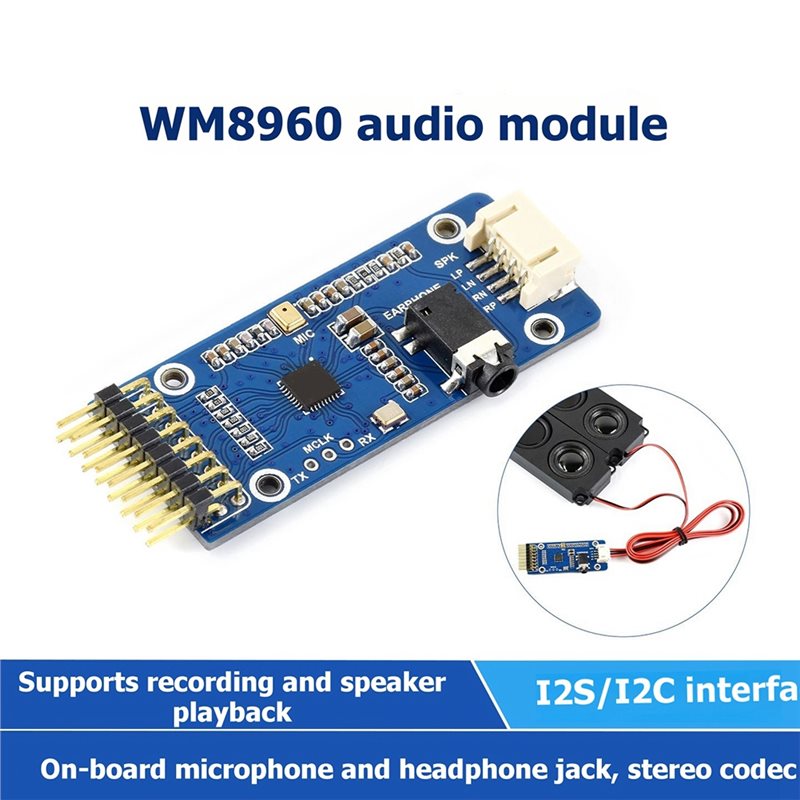 WM8960 For Raspberry Pi 5/7 In - огляд і ціна Diy Speaker